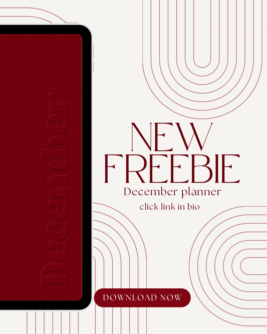December freebie planner