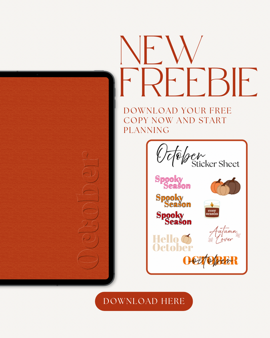 October Mini Planner - FREE