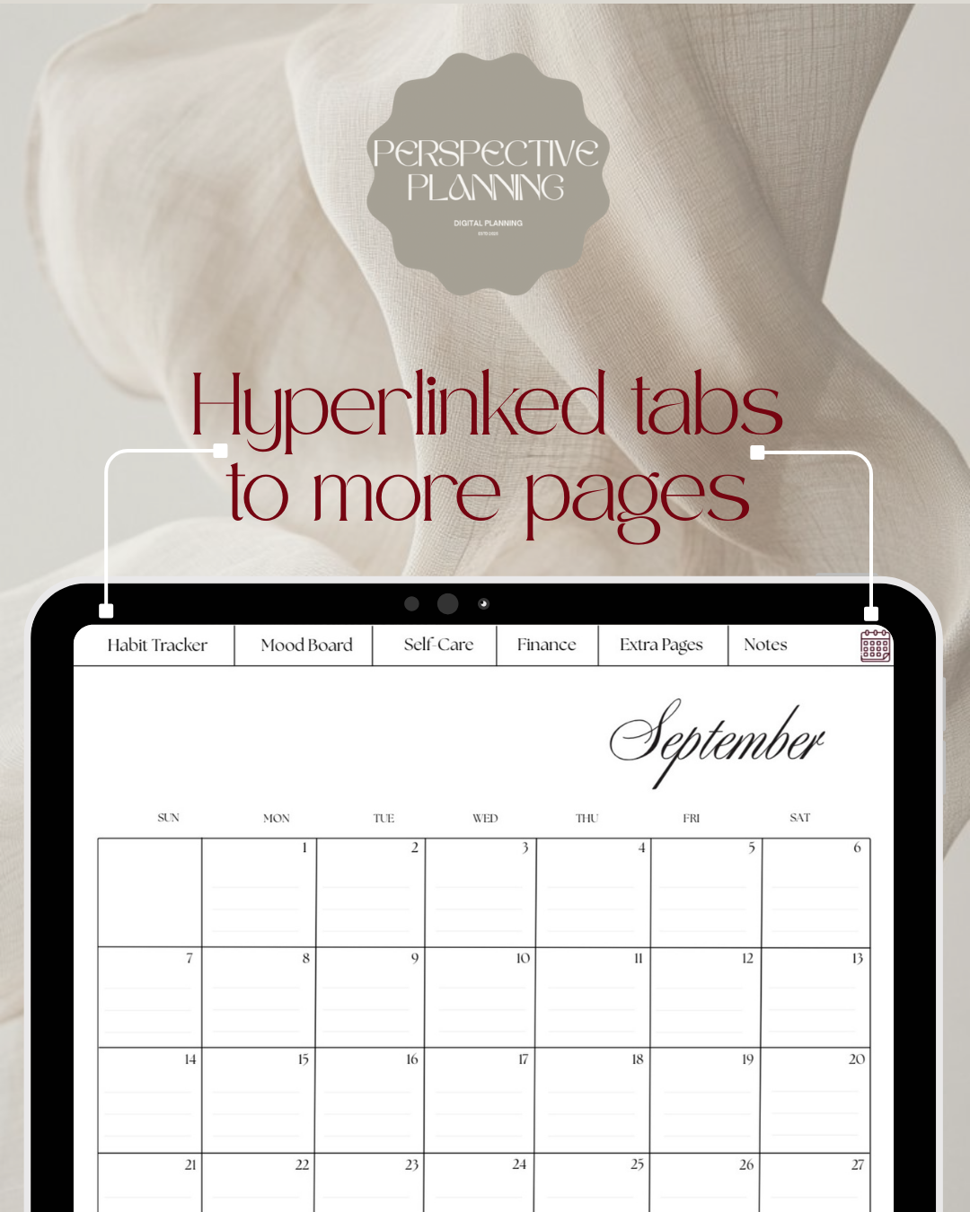 FREE September Digital Planner